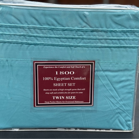 twin size Sheet set, 3 pieces, fitted,flat sheet and pillow case,new - Picture 1 of 3